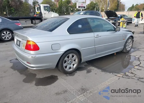 2002 BMW 325Ci z USA, uszkodzony, nr VIN WBABN33462PG57776